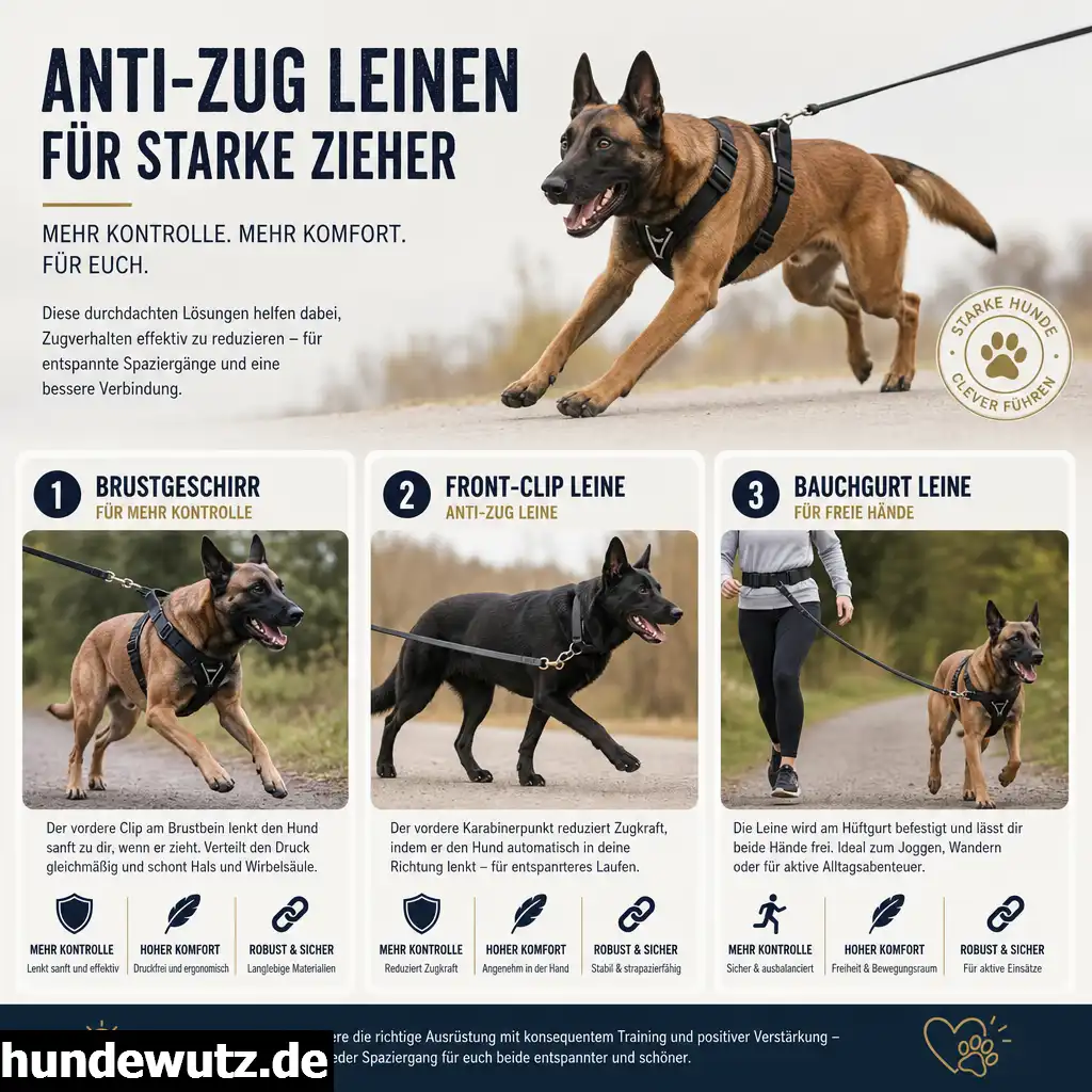 Anti-Zug-Hundeleine für stark ziehende Hunde im Test